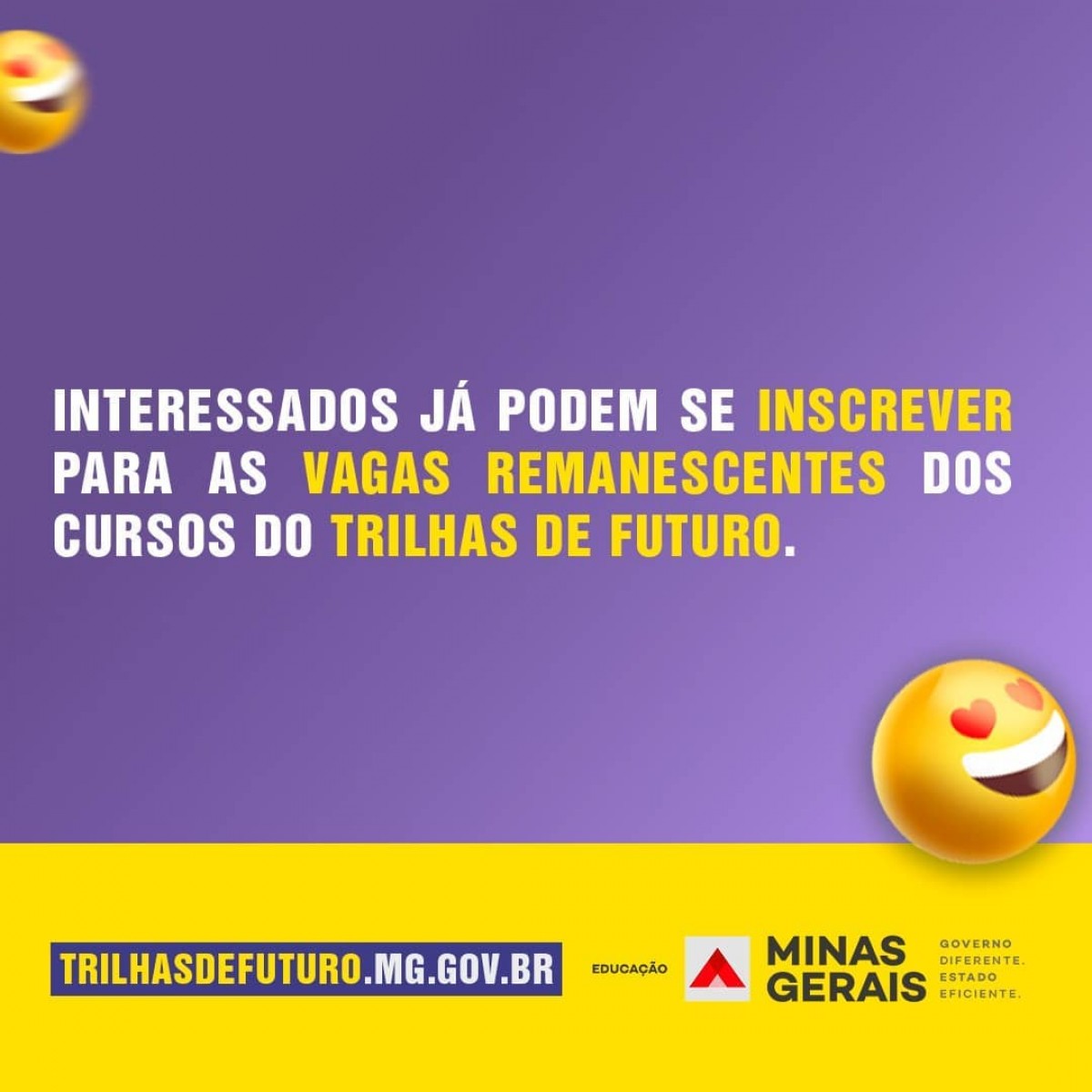 Trilhas de Futuro abrem nova oportunidade de cursos técnicos gratuitos com vagas remanescentes