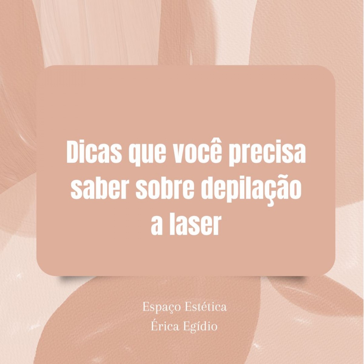 Porque precisamos de fazer várias sessões de depilação a laser?