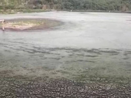 FIM DO MAU CHEIRO: lagoa da antiga ETE já não tem mais esgoto