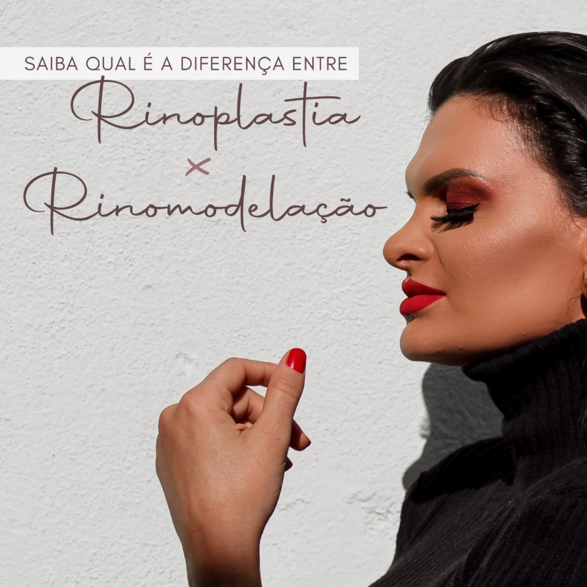 Saiba qual a diferença entre rinoplastia e rinomodelação