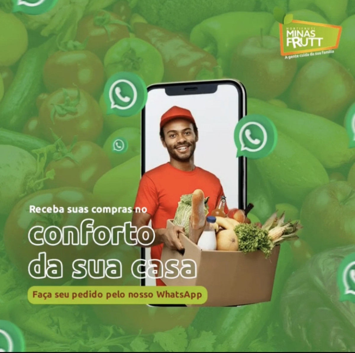 Receba suas compras no conforto de sua casa