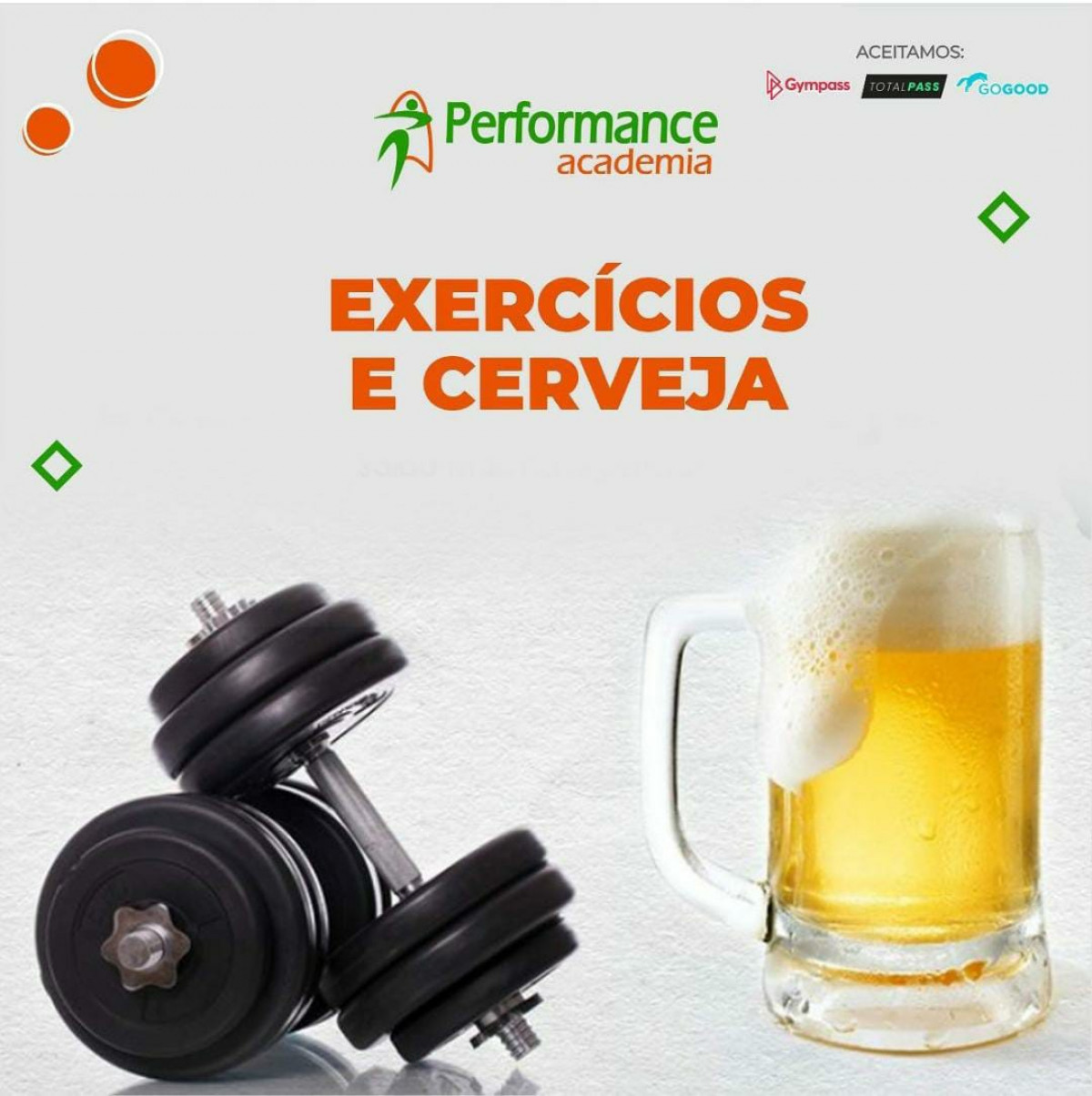Cerveja x exercícios físicos