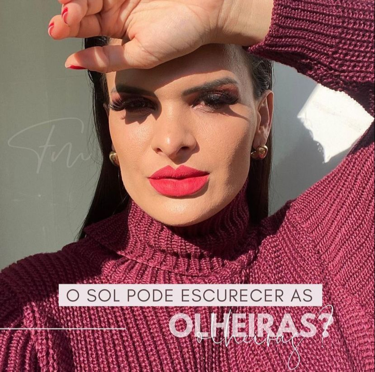 Você tem olheiras?