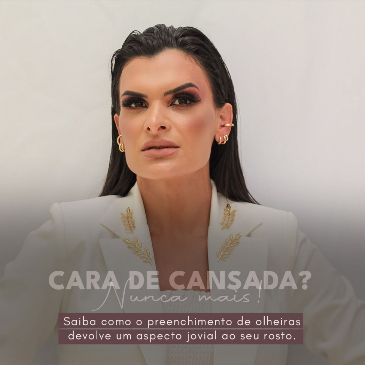 Cara de cansada? Nunca mais!!