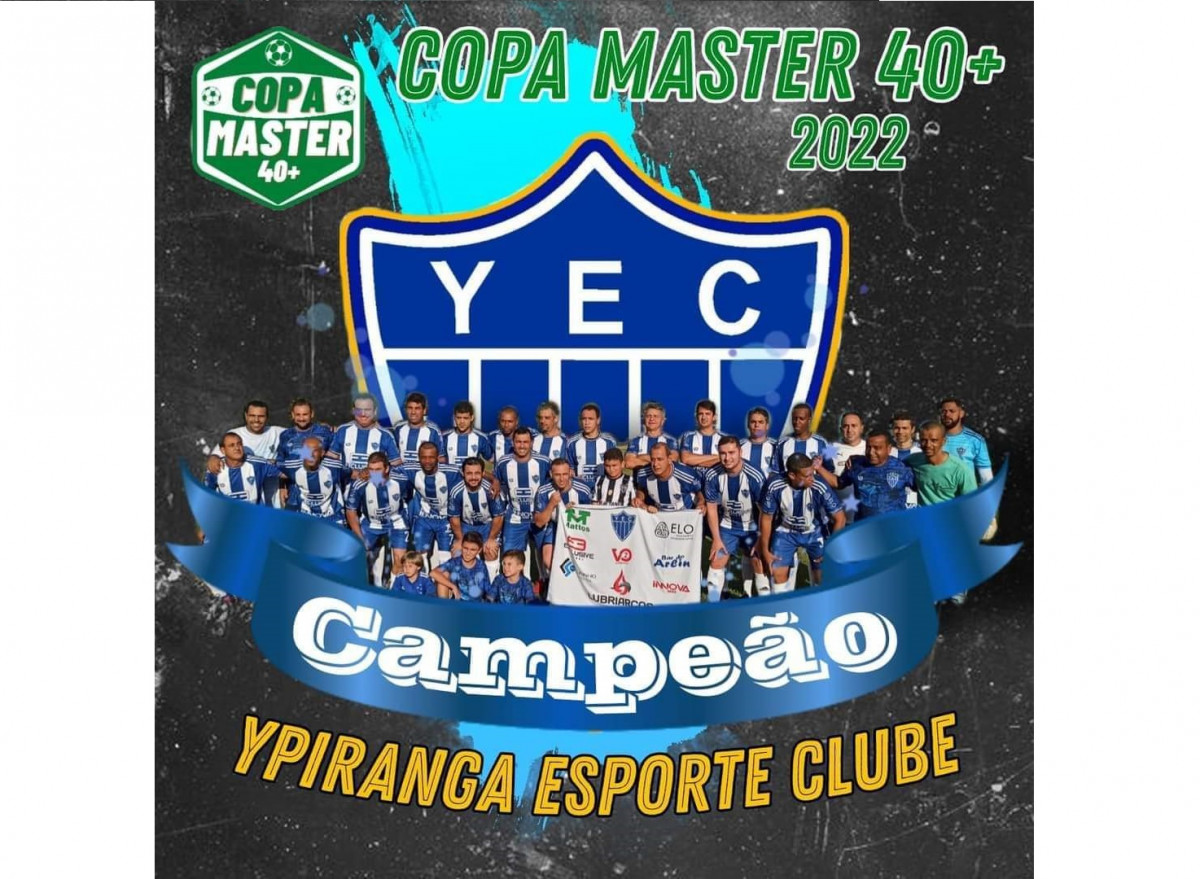 Ypiranga é campeão da Copa Master 40+ em Arcos