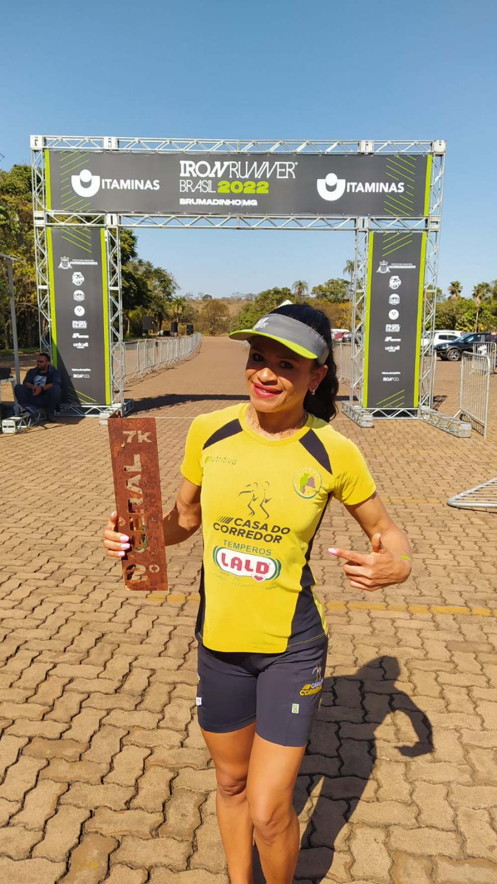 Rúbia Fernanda conquista o 2º lugar na Iron Runner Brasil ( Corrida de Montanha)