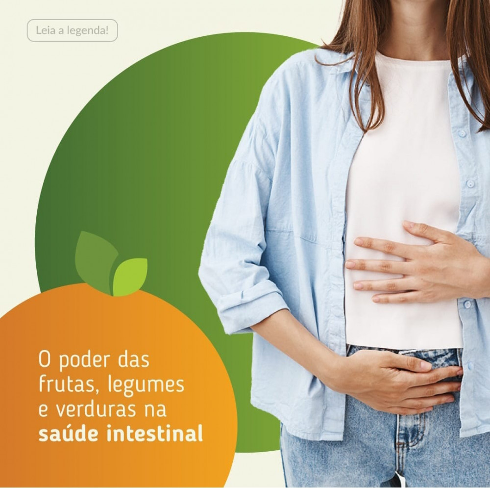 O poder das frutas, legumes, e verduras na saúde intestinal