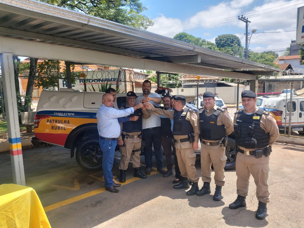 Patrulha Rural do projeto Cinturão Rural da 7ª RPM recebe nova viatura