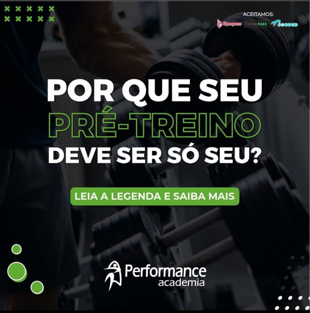Por que seu pré-treino deve ser só seu?