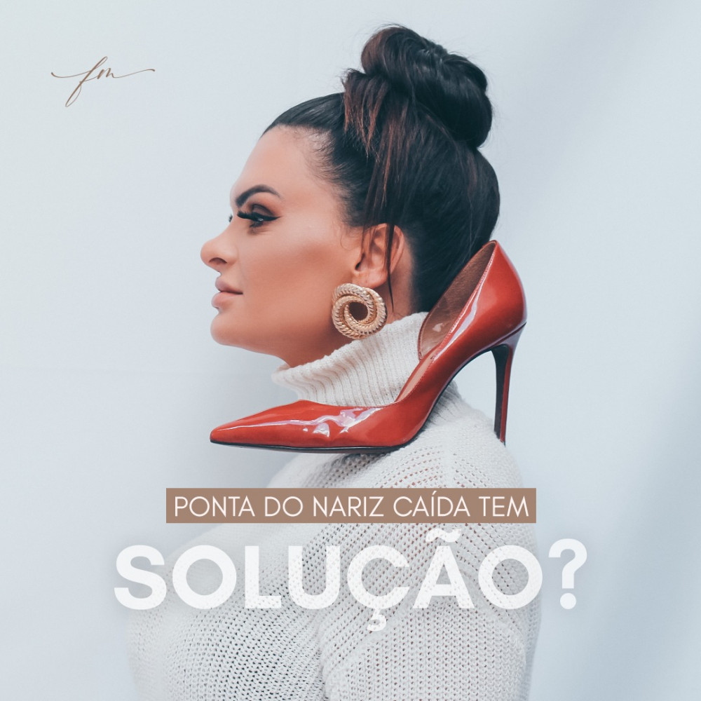 Ponta do nariz caída tem solução?