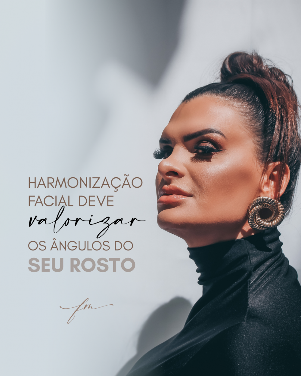 Harmonização facial deve valorizar os ângulos do seu rosto