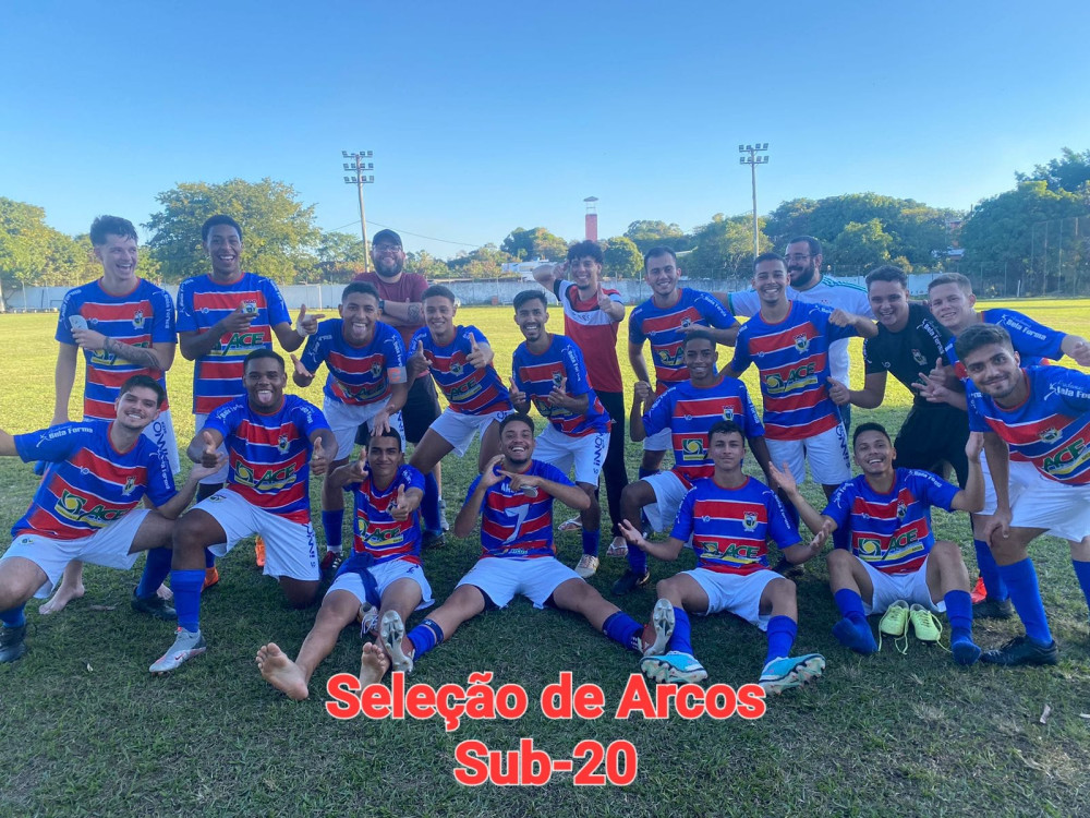 Seleção de Arcos na categoria sub-20, disputa neste domingo a semifinal da Copa Alterosa de futebol de Campo