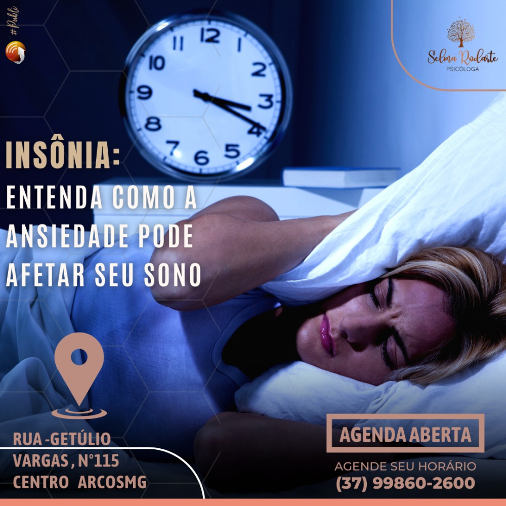 Insônia: Entenda como a ansiedade pode afetar o seu sono