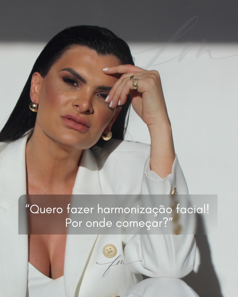 "Quero fazer harmonização facial! Por onde começar?"