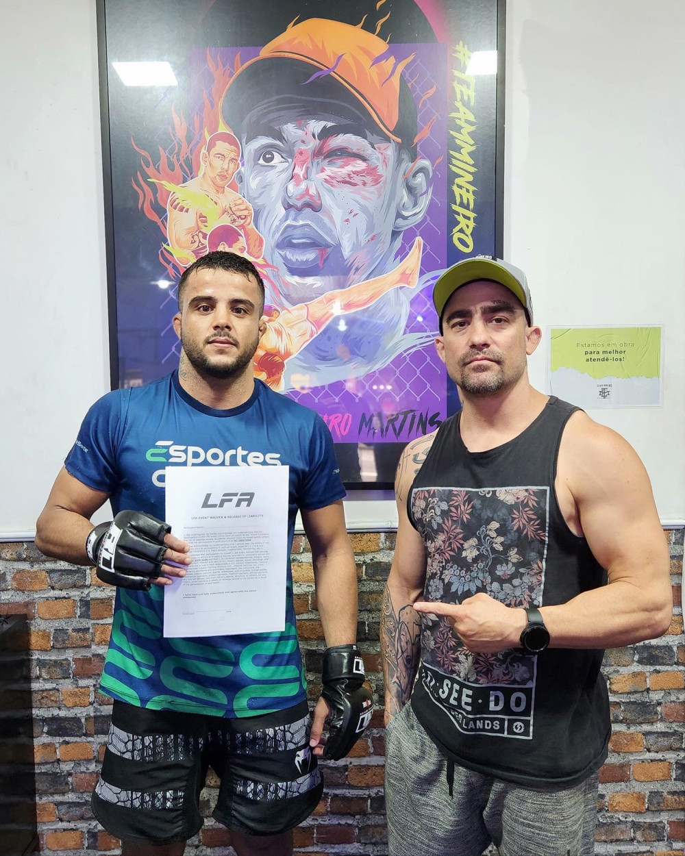 Gustavo Henrique assina contrato para competir na edição Brasileira da LFA 171