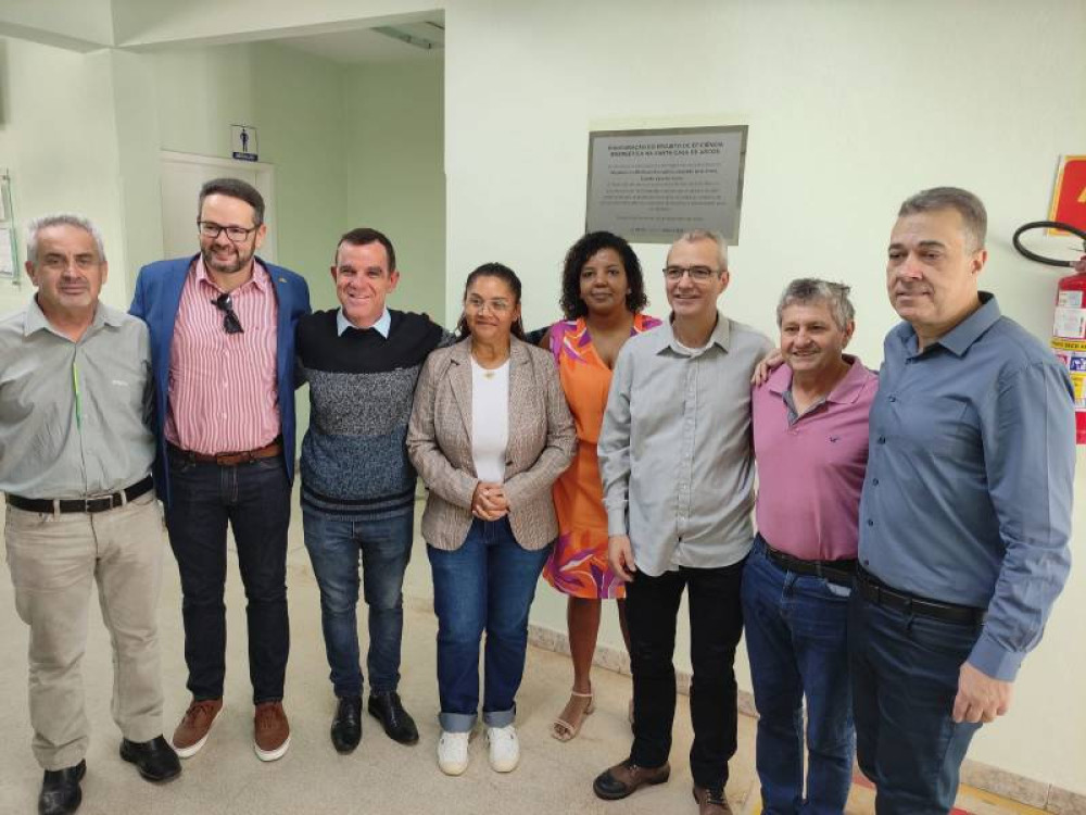 Governo Municipal acompanha inauguração da nova iluminação e usina fotovoltaica na Santa Casa