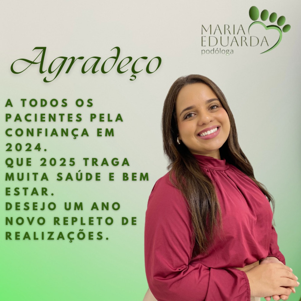Neste final de ano, quero expressar minha gratidão a todos os pacientes que confiaram em meu trabalho.