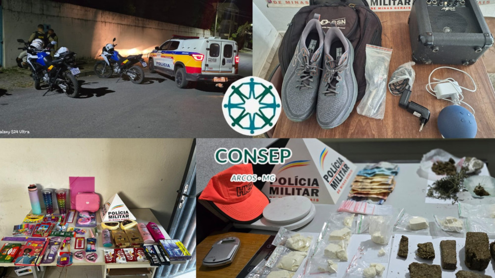 Ação Efetiva da Polícia Militar de Arcos: Uma Semana de Sucesso no Combate ao Crime