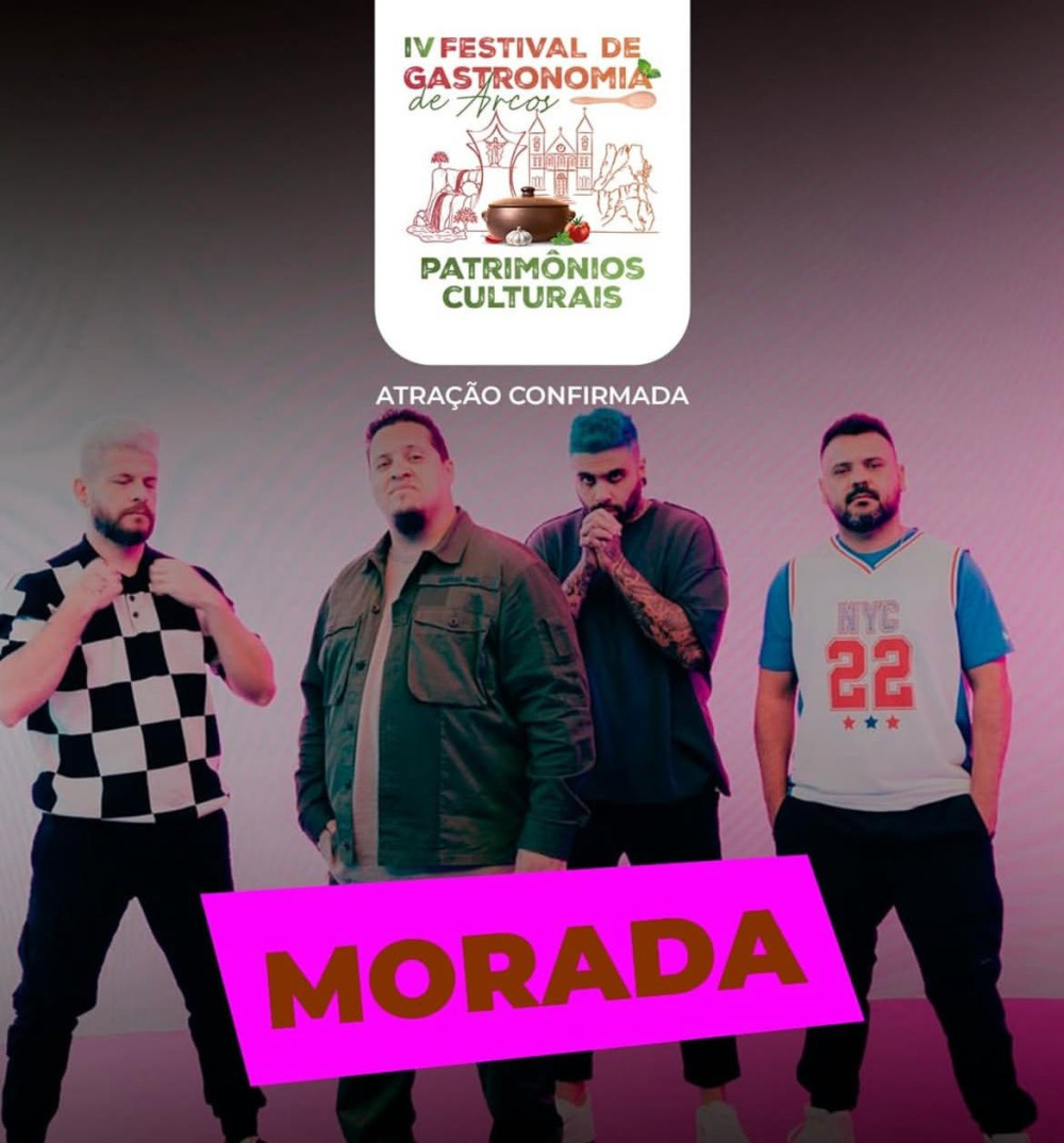 Um dos maiores nomes da música cristã contemporânea GRUPO MORADA se apresenta em Arcos