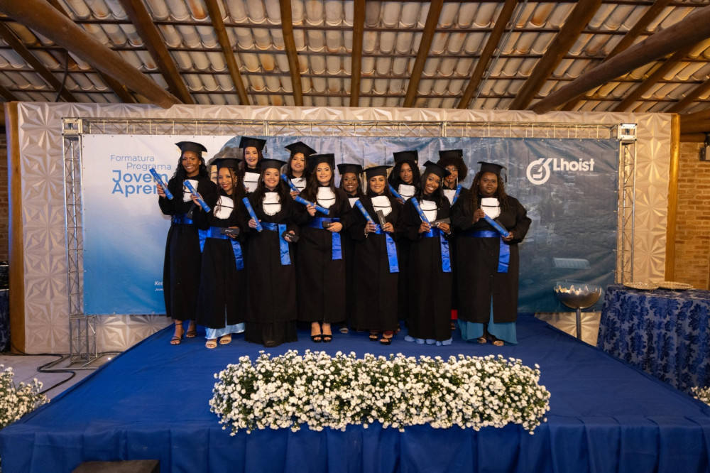 Formatura de jovens aprendizes marca nova etapa da inclusão feminina na indústria promovida pela Lhoist