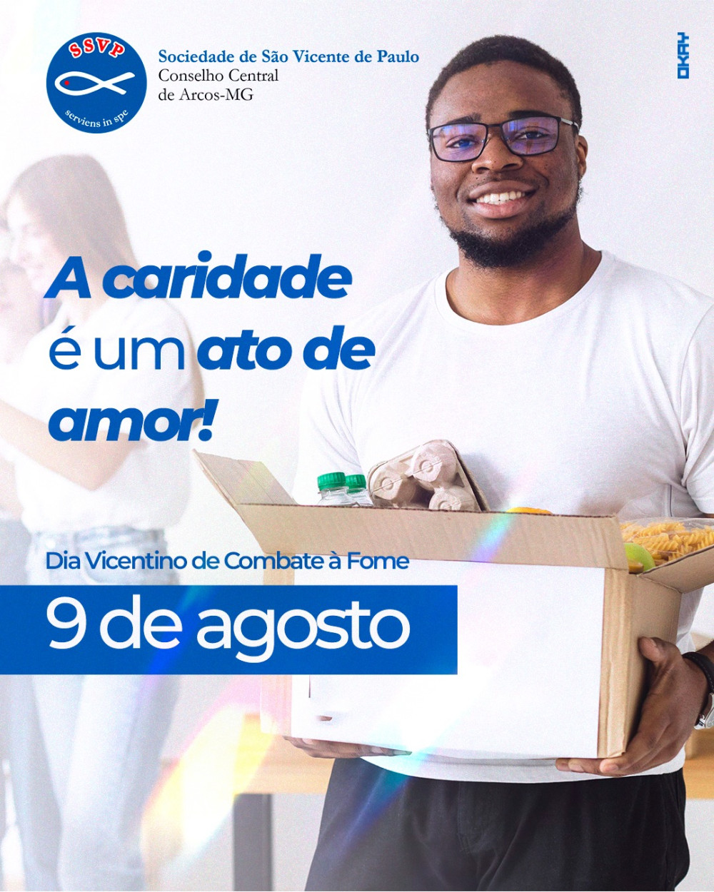 Solidariedade que alimenta: Vicentinos promovem campanha contra a fome em Arcos
