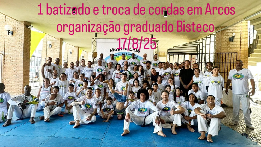 Capoeira em Arcos: Evento de Graduação reúne 100 capoeiristas e celebra inclusão e cultura