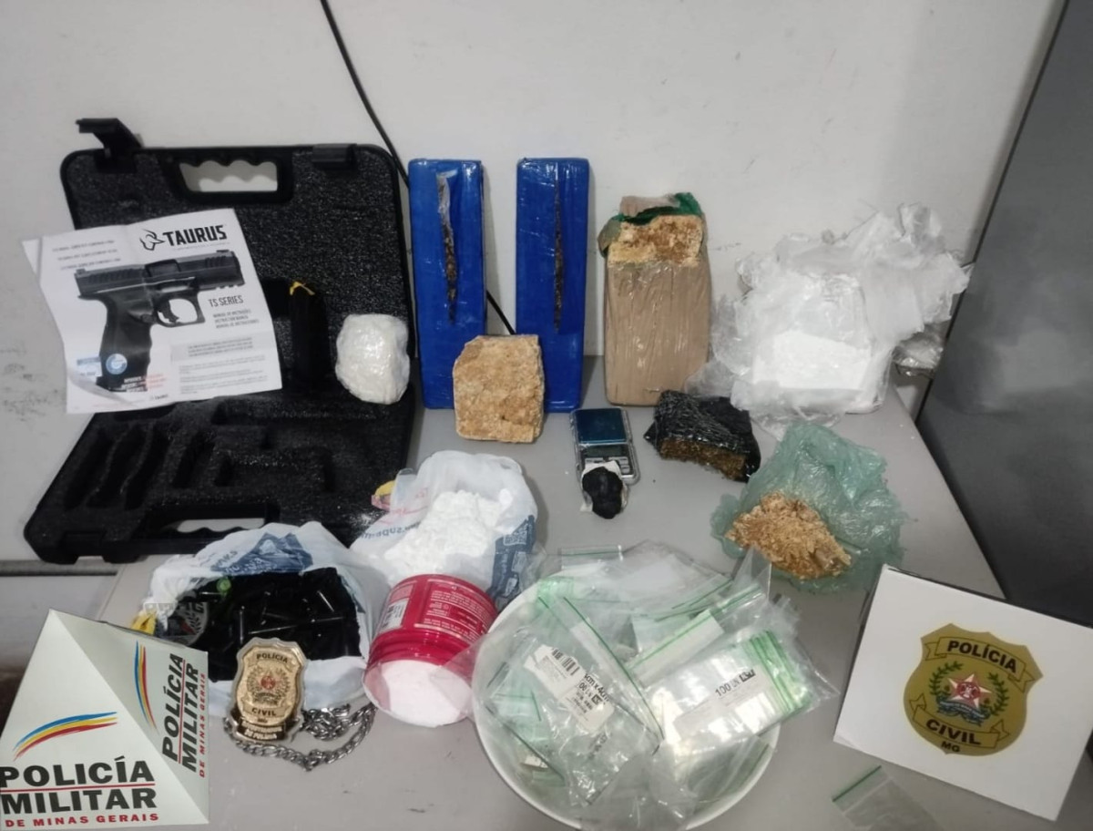 Polícia apreende drogas no bairro Jardim Bela Vista