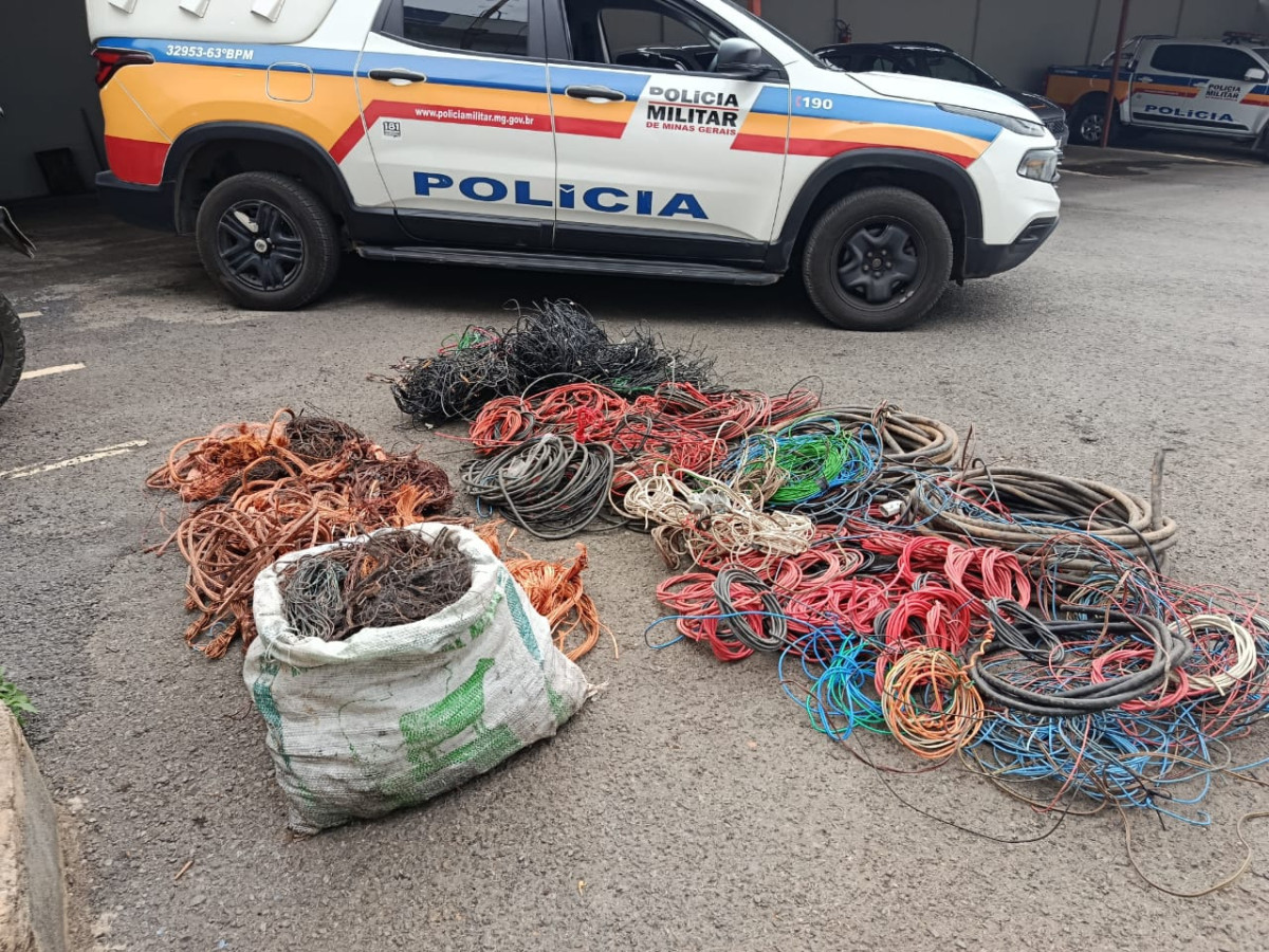 Operação “Circuito Fechado” resulta em apreensão de mais de 500 kg de cobre e prende suspeitos de receptação em Arcos