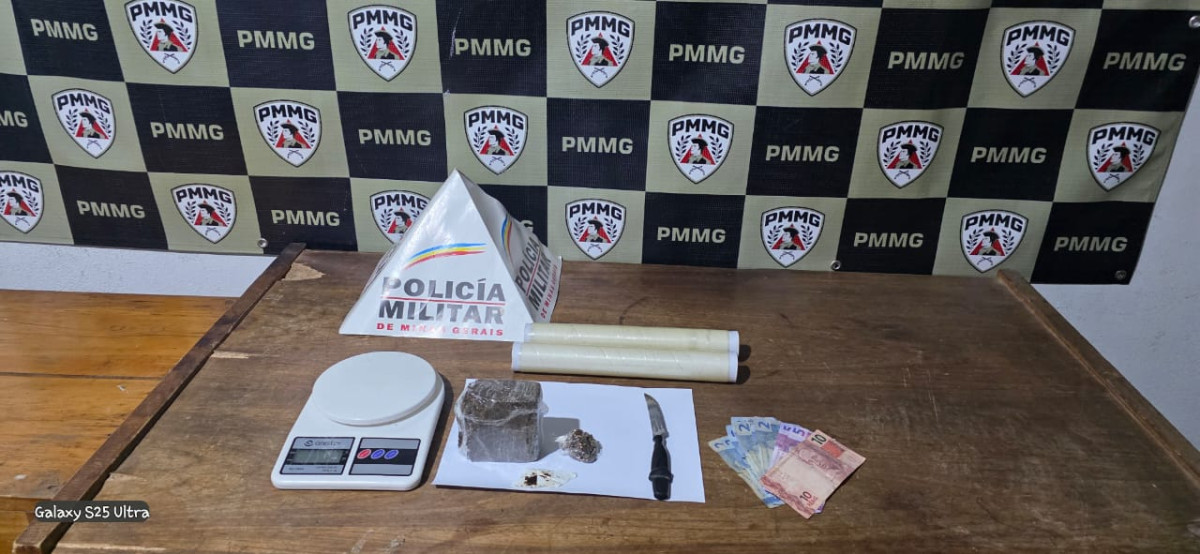 Polícia Militar apreende maconha e haxixe em Arcos