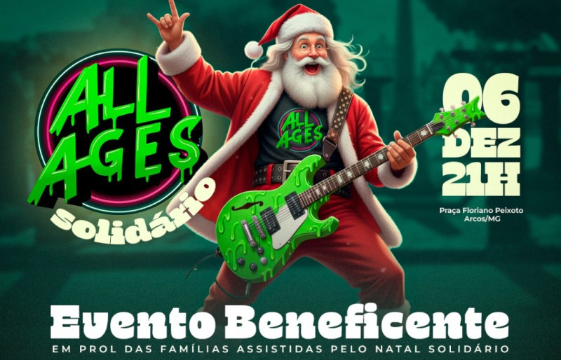 Rock, ritmo e propósito: a evolução do 'ALL AGES Solidário' em Arcos
