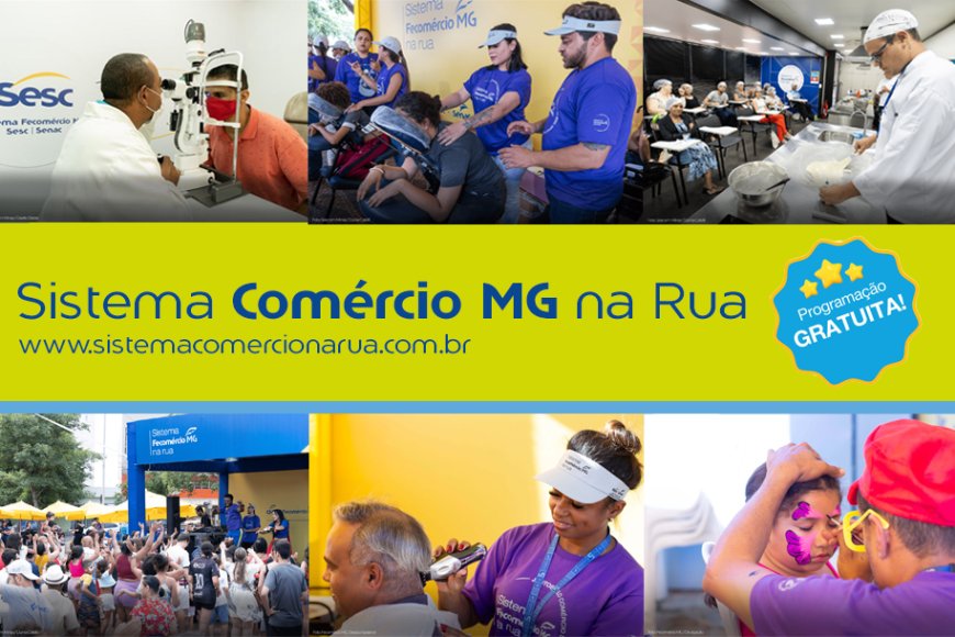 Sistema Comércio na Rua leva serviços, cultura e oportunidades a cidades mineiras