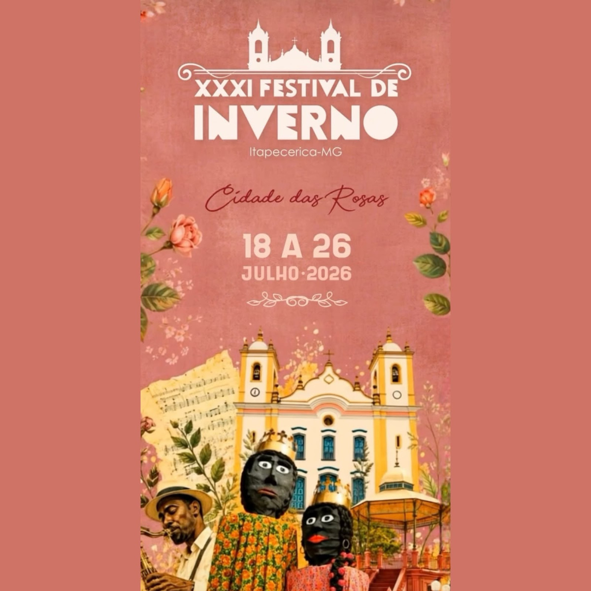 Vai começar o XXXI Festival de Inverno de Itapecerica