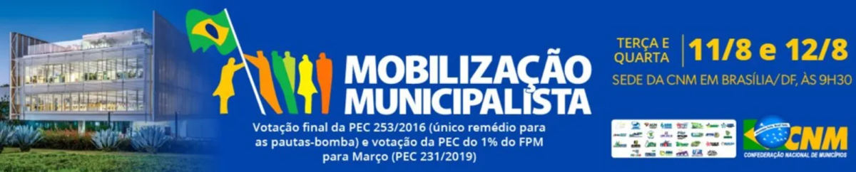 AMM convoca prefeitos para mobilização municipalista em Brasília