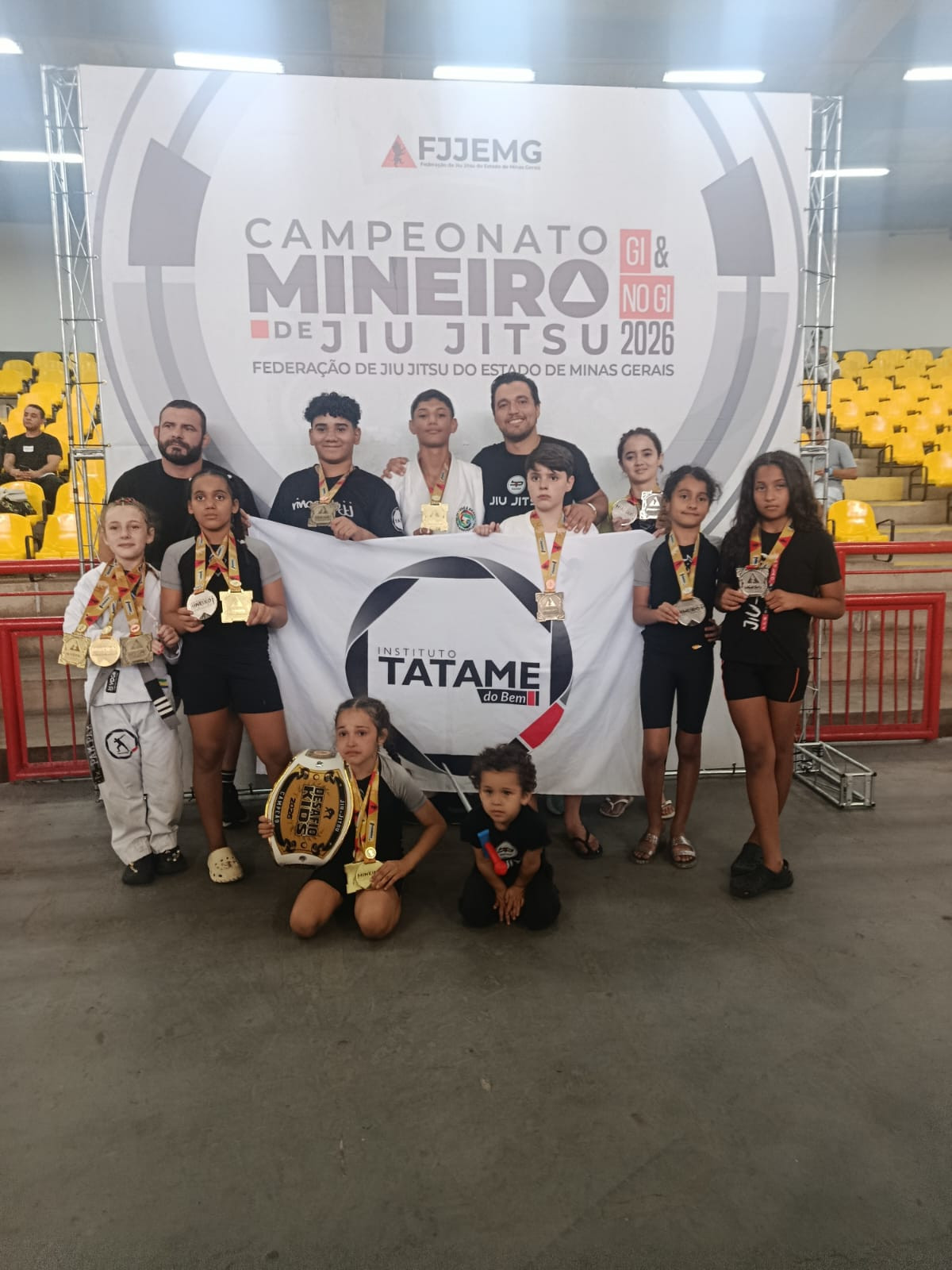 Tatame do Bem conquista 20 pódios no Mineirinho