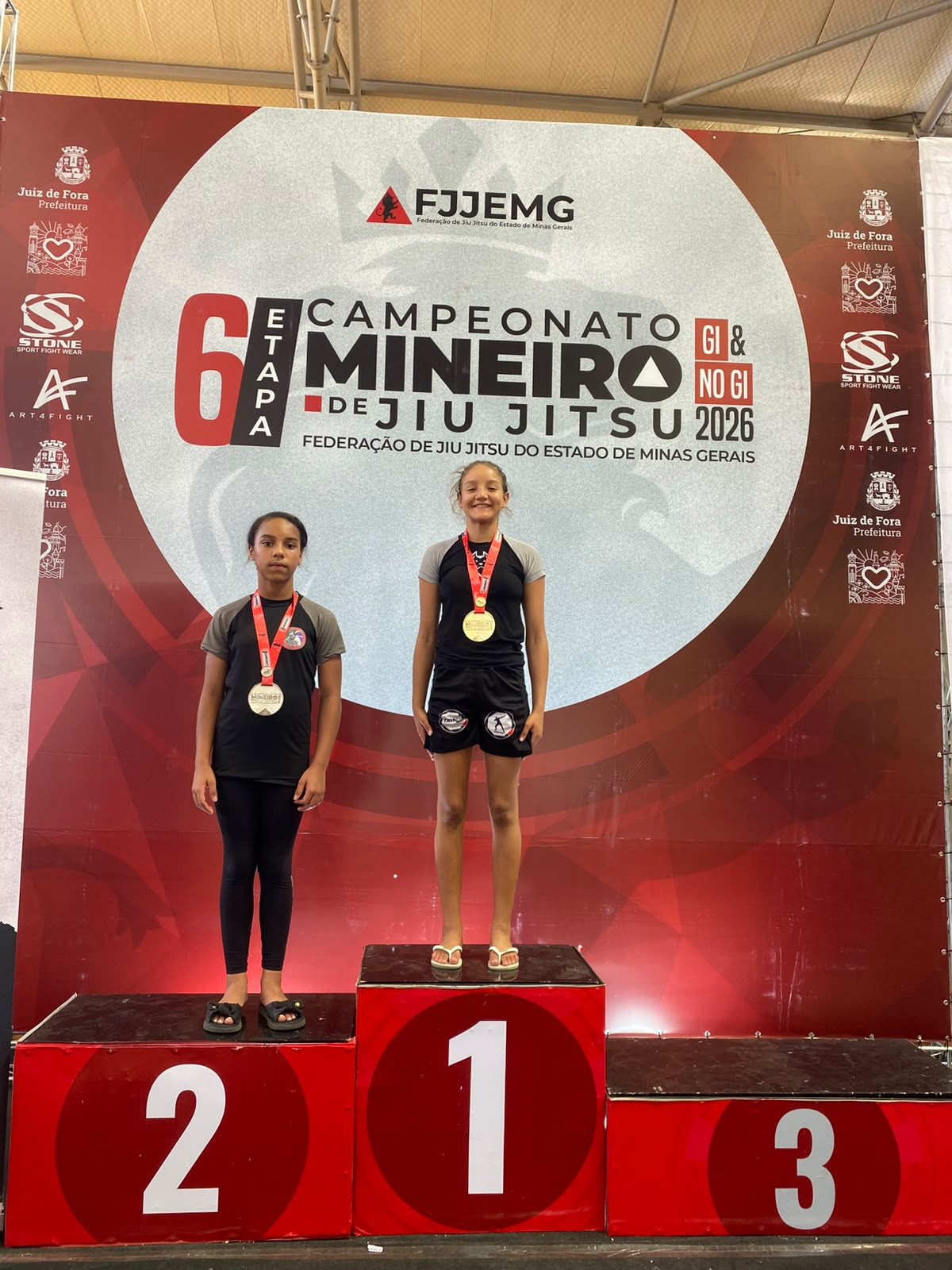 Tatame do Bem conquista pódios na 6ª etapa do Mineiro em Juiz de Fora
