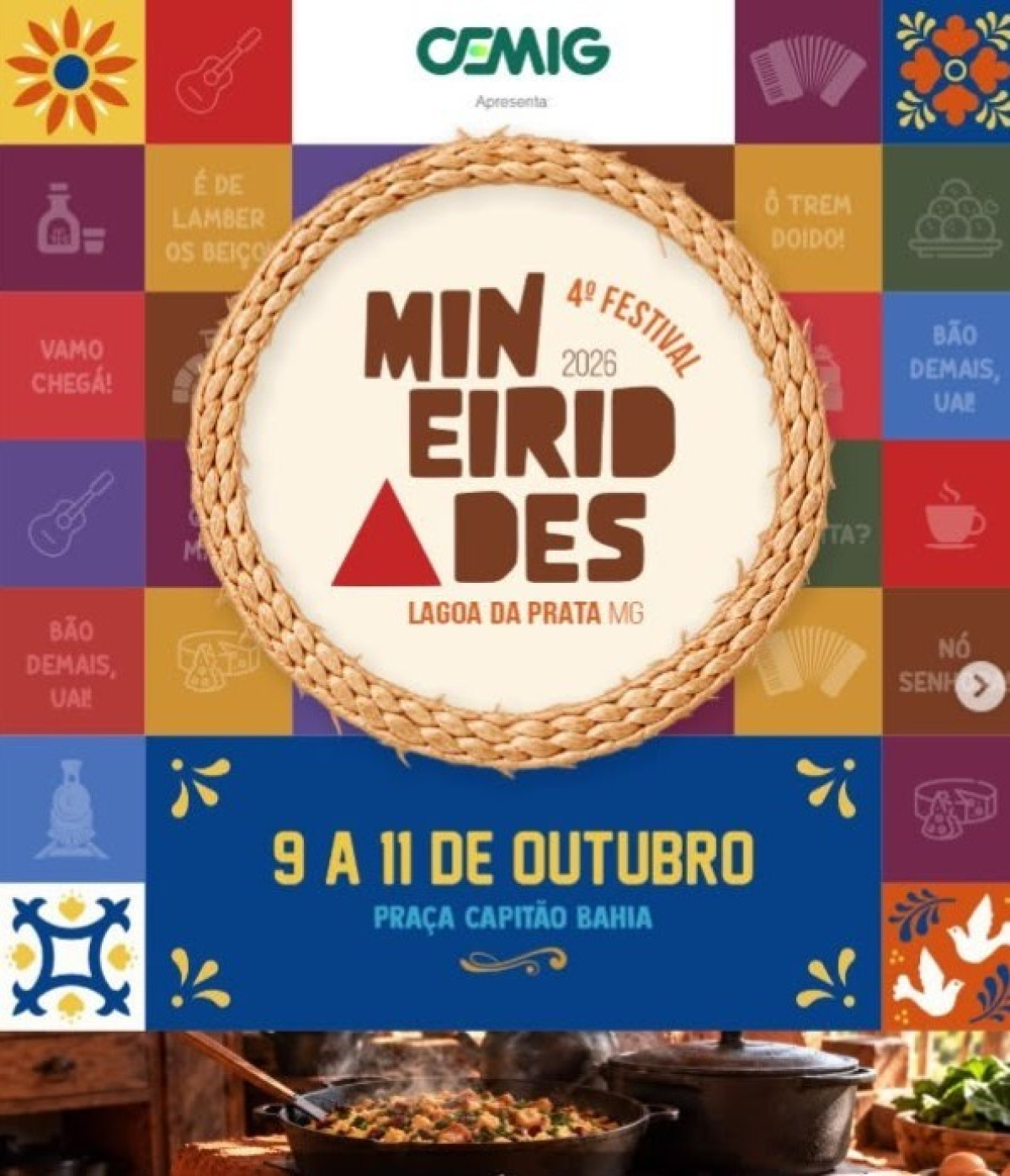 Mineiridades Lagoa da Prata começa hoje com três dias para viver Minas