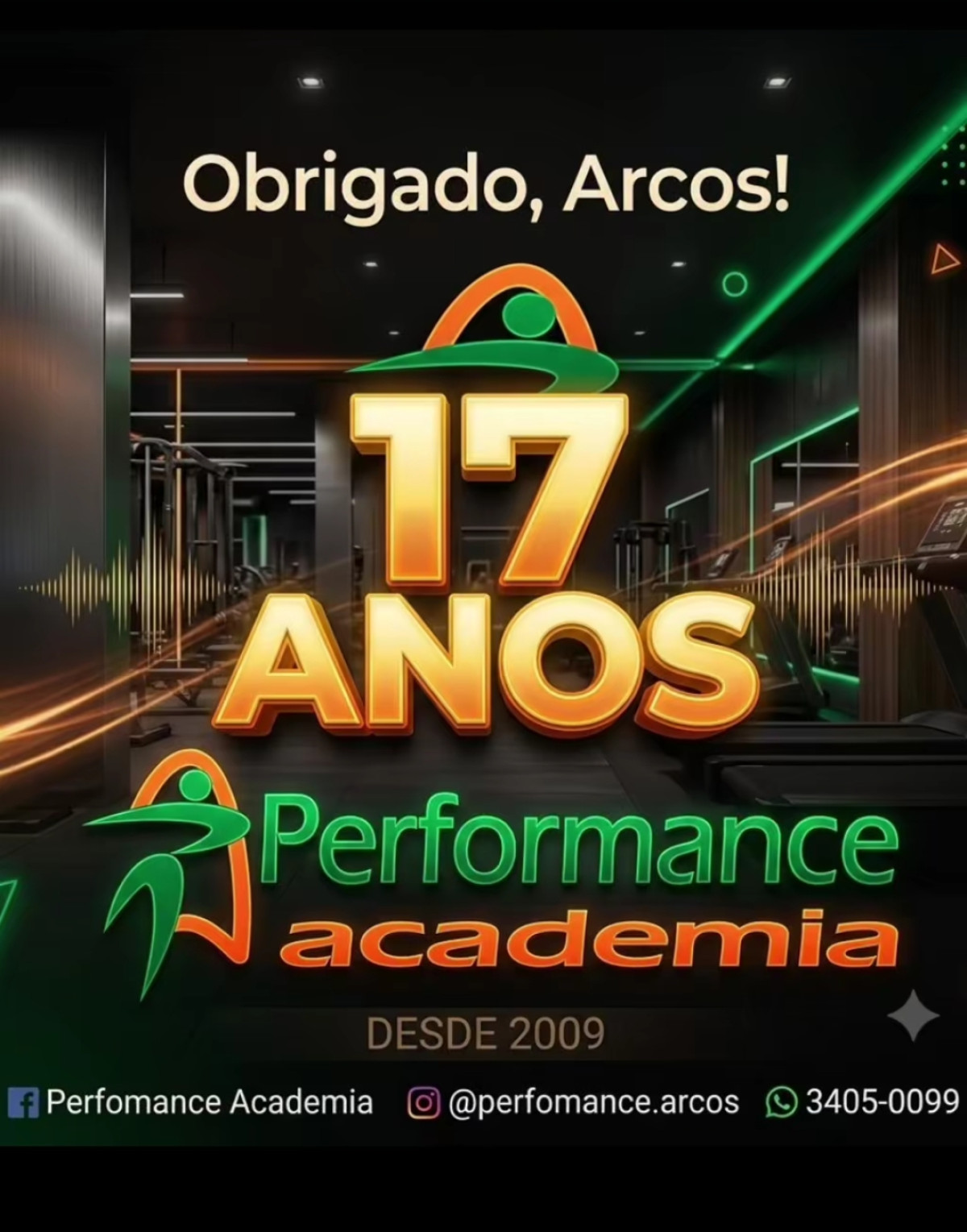 Academia Performance: há 17 anos fazendo parte da história e da evolução de Arcos
